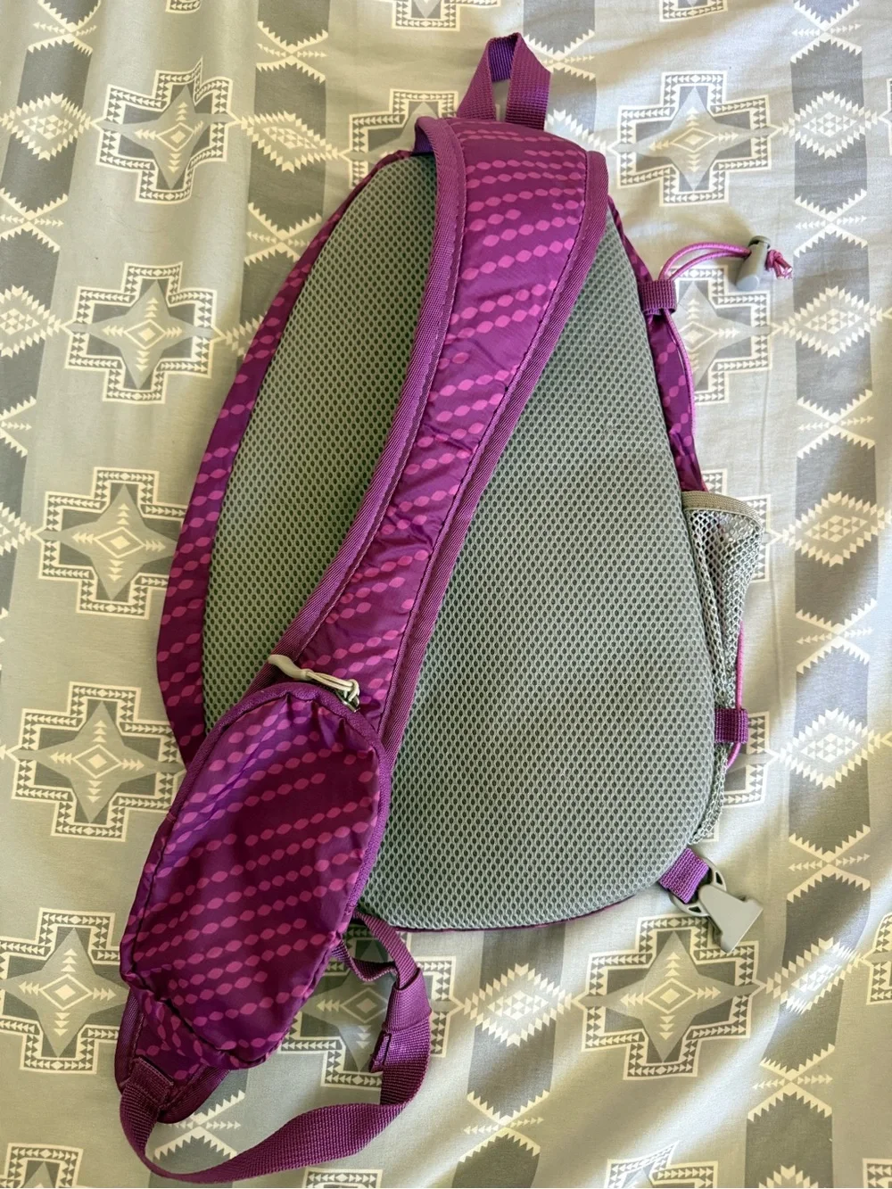 Eddie Bauer Purple Sling Backpack